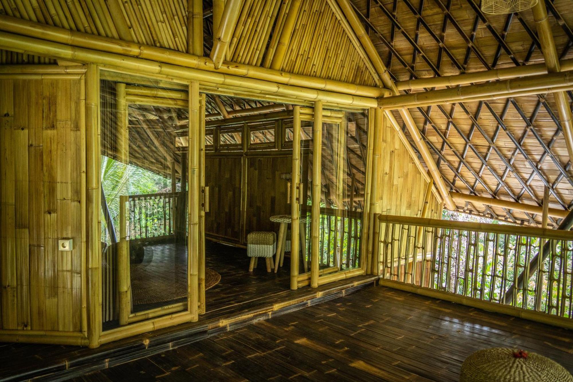 Villa Eco Bamboo Island Bali - Bamboo House #3 à Selat Extérieur photo