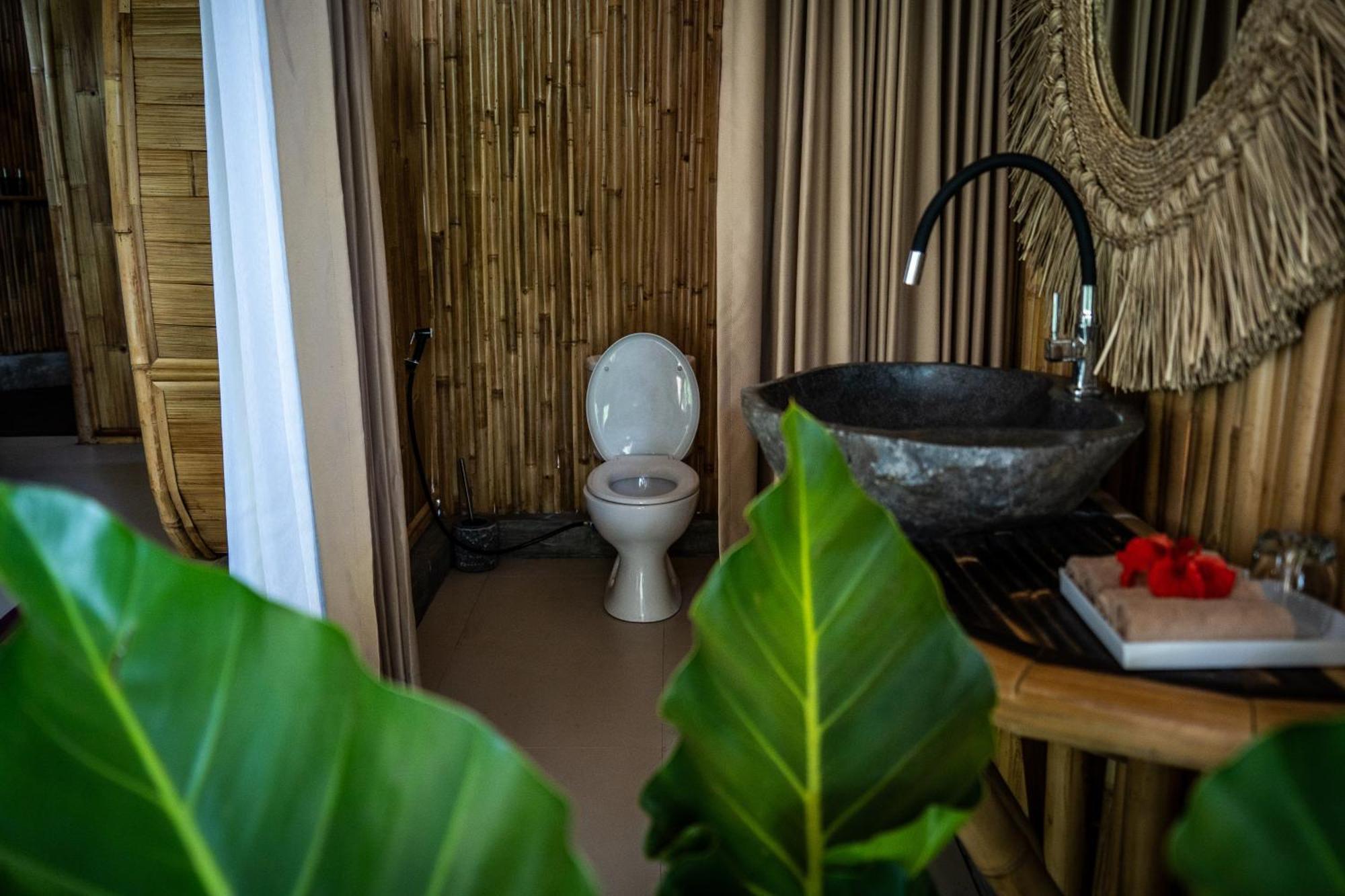 Villa Eco Bamboo Island Bali - Bamboo House #3 à Selat Extérieur photo